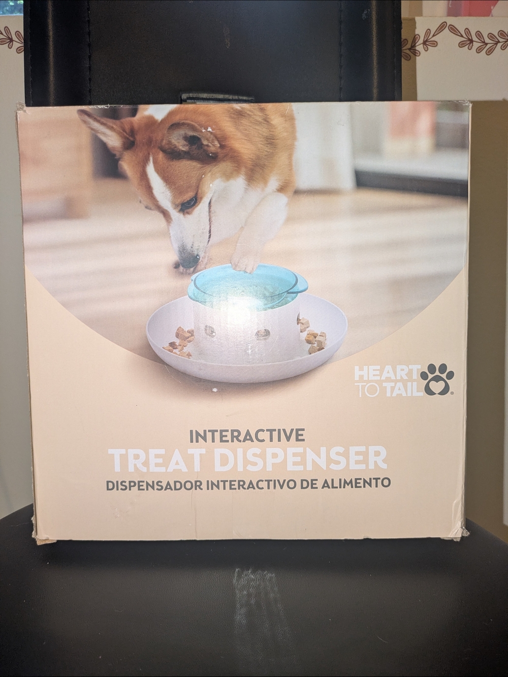 Blue Interactive Treat Dispenser for Dogs